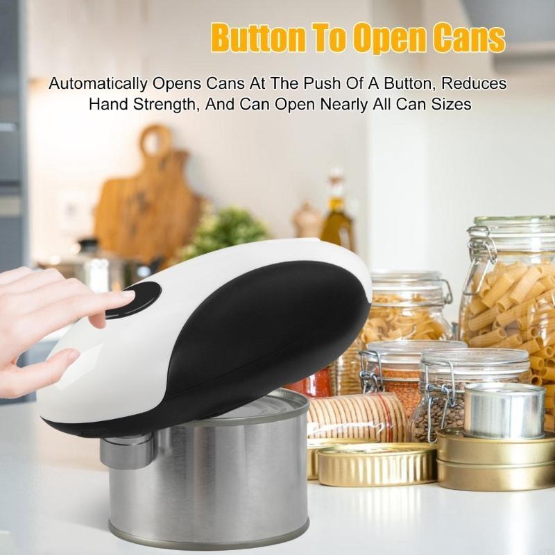 Electric Can Opener - 37ME 自動電動缶切りハンドヘルドブリキ瓶オープナーキッチンツール耐久性