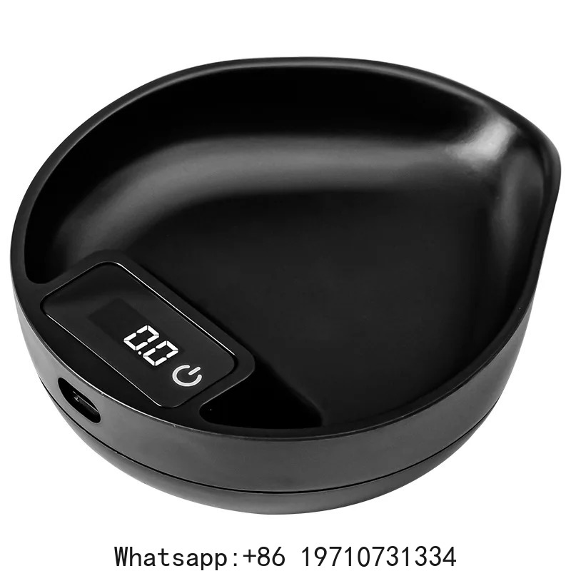 Digital Kitchen Scale - ミニデジタルコーヒースケール 0.1g精度、豆皿付きエスプレッソ醸造用計量スケール、キッチン、旅行、アウトドアに最適なポータブルタイプ