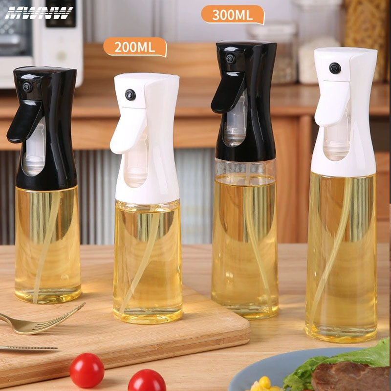 Kitchen Gadgets Oil Spray - 500 ミリリットル黒キッチンオイルボトル食用油スプレー 200 ミリリットル空気圧スプレーボトルフィットネスバーベキュースプレーオイルディスペンサーバーベキュー用