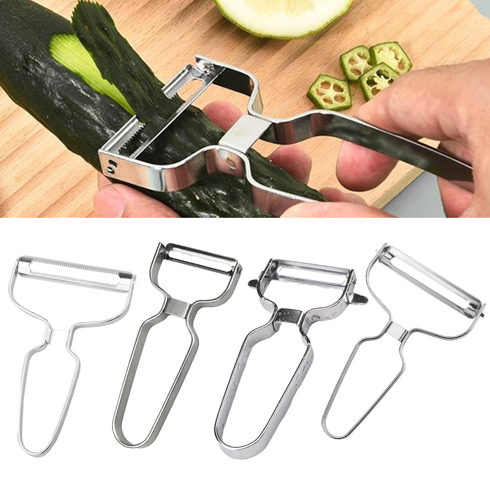 Kitchen Gadgets Hacks - ステンレス鋼の野菜の皮むき器,果物と野菜のサラダマシン,キッチンのガジェット,1個