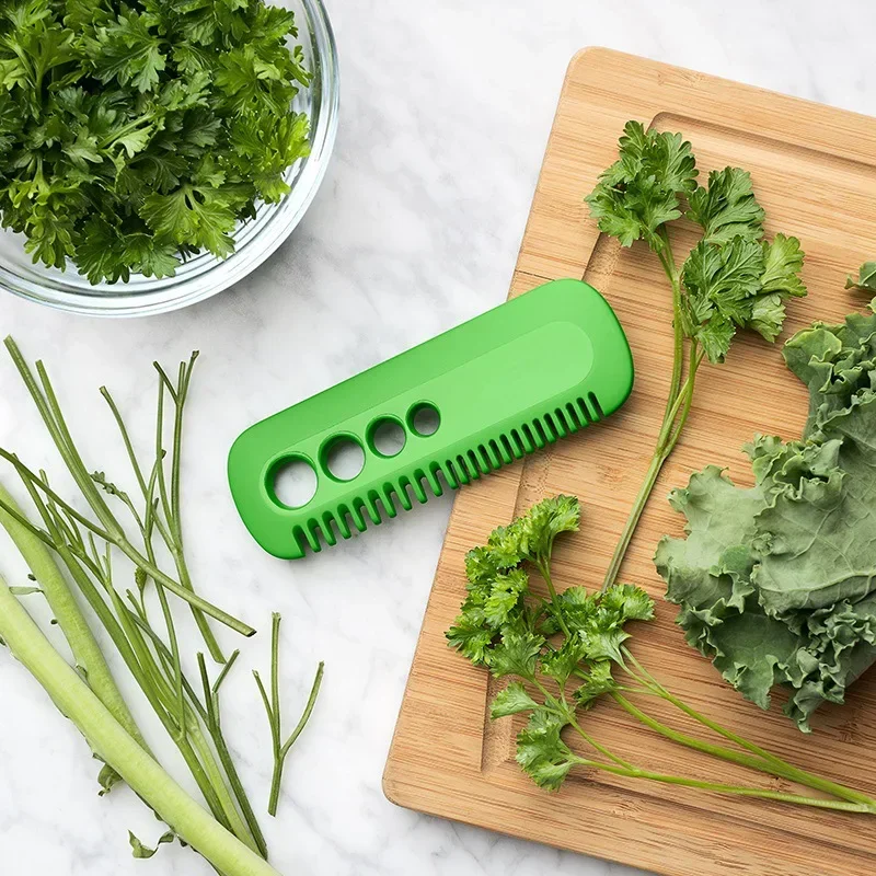 Kitchen Gadgets Hacks - ホット販売キッチン多機能ガジェット調理ポータブルキッチンガジェット野菜ハーブエリミネーター野菜葉コーム家庭用