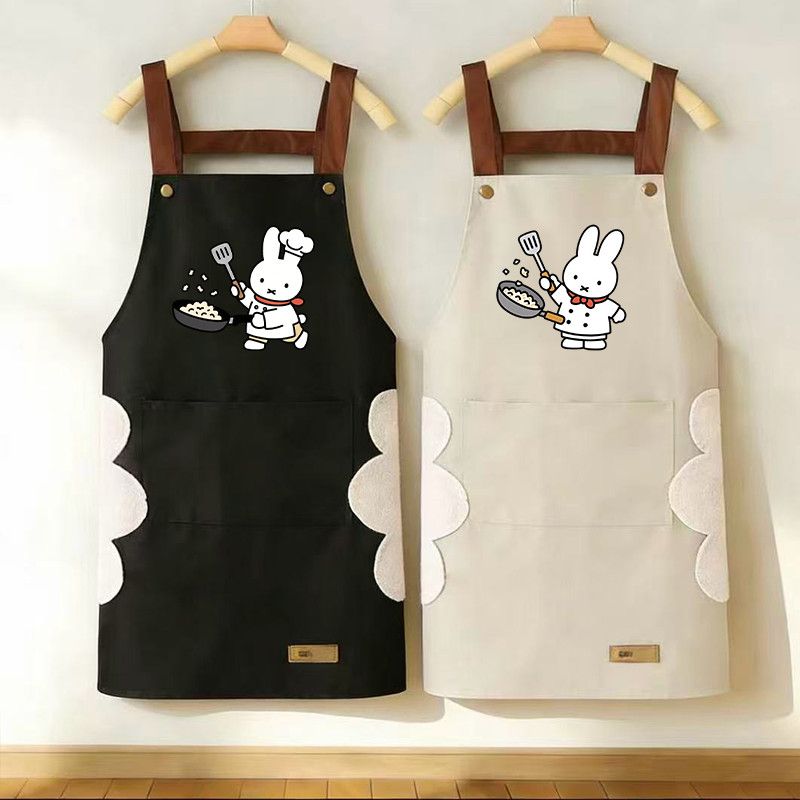 Kitchen Gadgets Products - 新しい漫画ミッフィーウサギエプロン防水耐油キッチン調理ウエストカバーファッション作業服家庭用キッチンレストラン