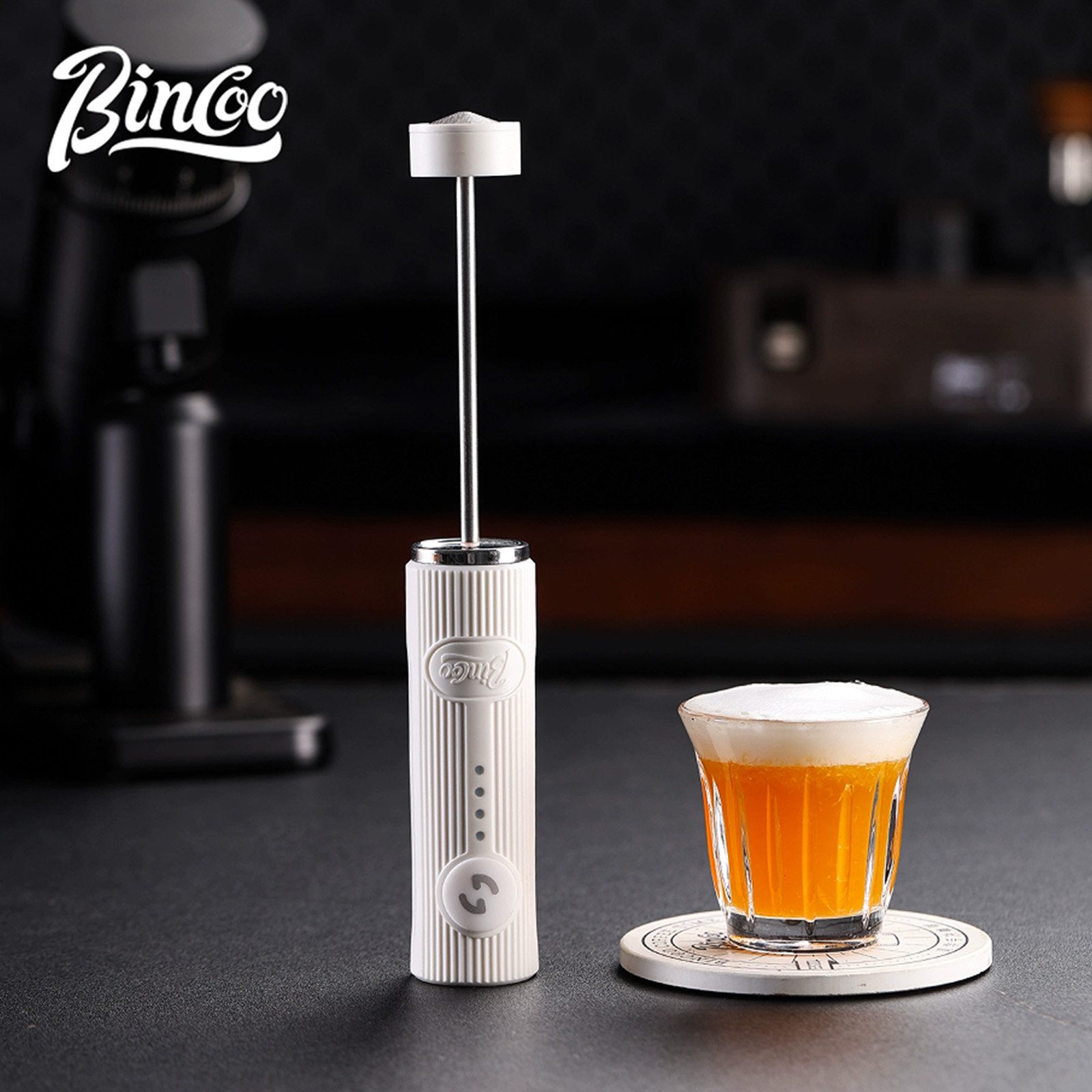 Kitchen Gadgets Products - Bincoo 新しいミルクフォーマーコーヒー泡立て器ミキサー電動ブレンダーエッグビーターミニ泡立て器ハンドルスターラーカプチーノメーカー調理ツール