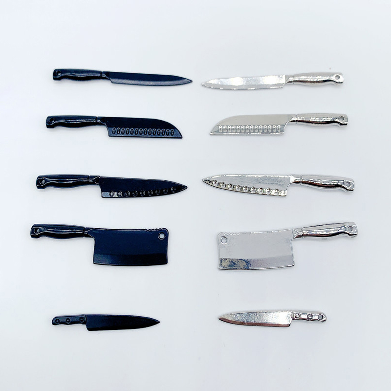 Kitchen Gadgets Products - 1/12 ドールハウスミニナイフモデルドールハウスキッチン調理器具アクセサリー子供のふり遊びおもちゃ