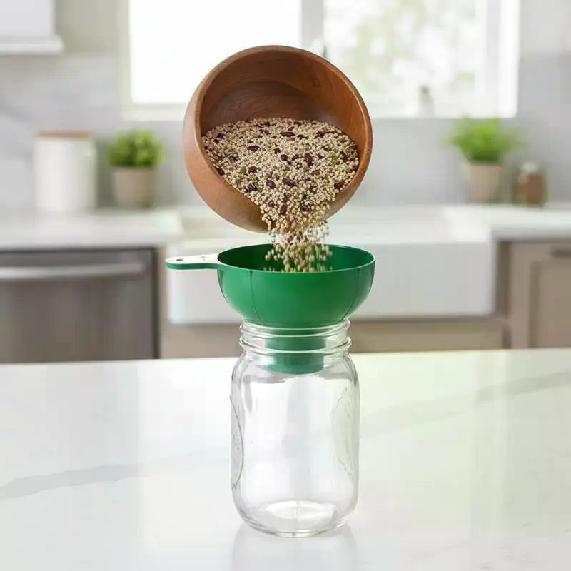 Kitchen Gadgets Set - 2個セット 広口漏斗 プラスチック製 人気 サラダドレッシング 液体用