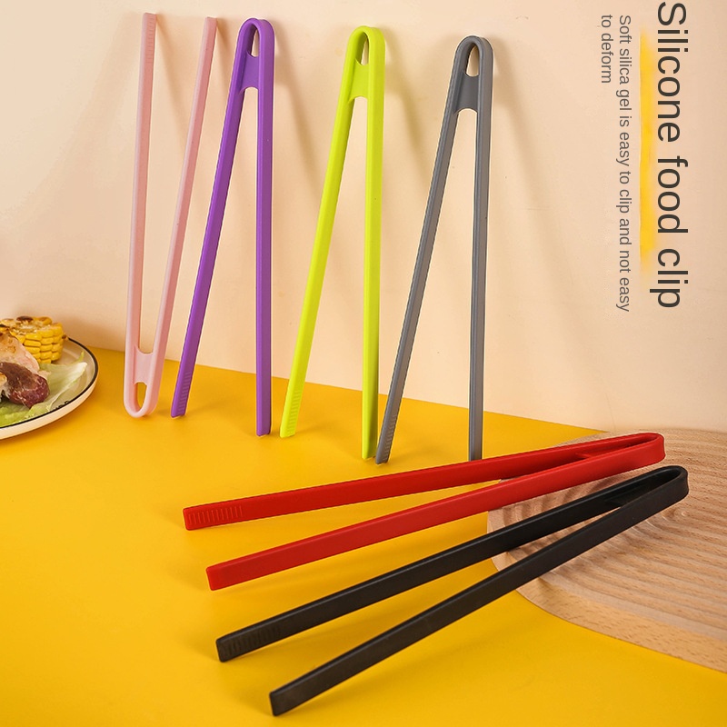 Kitchen Gadgets Products - シリコン製フードトーストトング、キッチン用トング、滑り止めクッキングクリップクランプ、BBQサラダツール、グリルキッチンアクセサリー