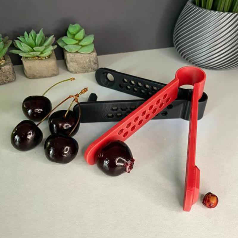 3Dプリントされたチェリーピッター、使いやすいフルーツコアラ - Kitchen Gadgets To 3D Print のレビューと価格