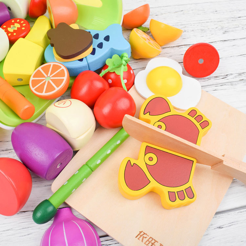 1 個木のおもちゃ磁気切断果物野菜食品ごっこ遊びシミュレーシ - Kitchen Gadgets For Kids のレビューと価格