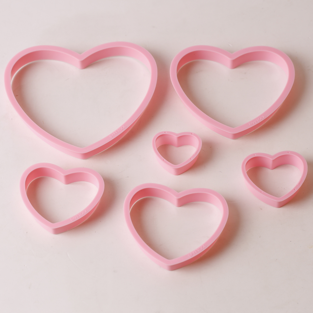 1 セット/3 セットピンクハートスターフラワークッキービス - Kitchen Gadgets Set のレビューと価格