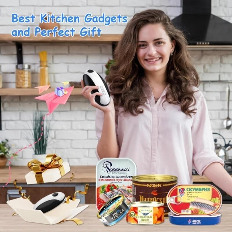 37ME 自動電動缶切りハンドヘルドブリキ瓶オープナーキッチ - Electric Can Opener のレビューと価格