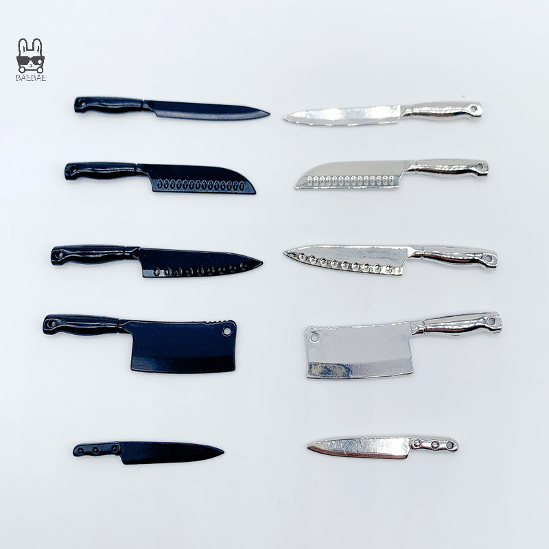 ドールハウスミニキッチンナイフ、シミュレーションプレイトイ、 - Kitchen Gadgets Products のレビューと価格