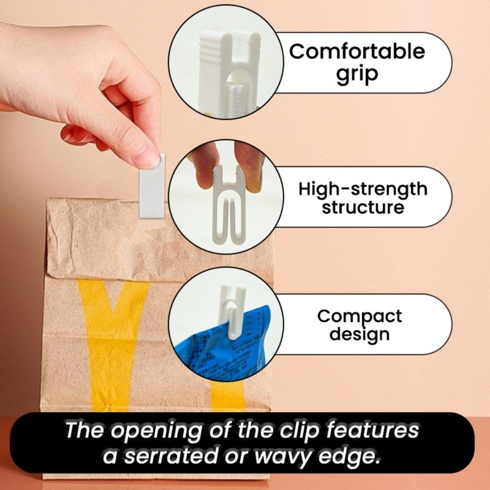 スナックバッグシーリングクリップ 3D プリント食品包装クリ - Kitchen Gadgets To 3D Print のレビューと価格