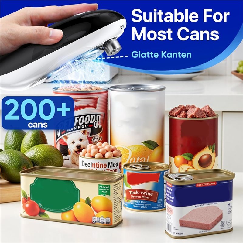 A006-電動缶切り、高齢者向け缶切り、あらゆるサイズの缶に - Electric Can Opener のレビューと価格