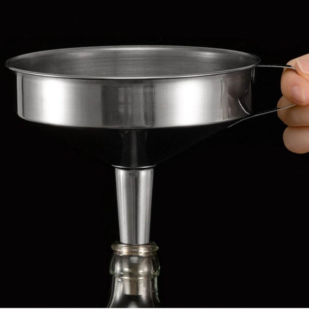 1Pc ステンレス鋼食用油漏斗広口キッチンアクセサリーバービ - Kitchen Gadgets Products のレビューと価格