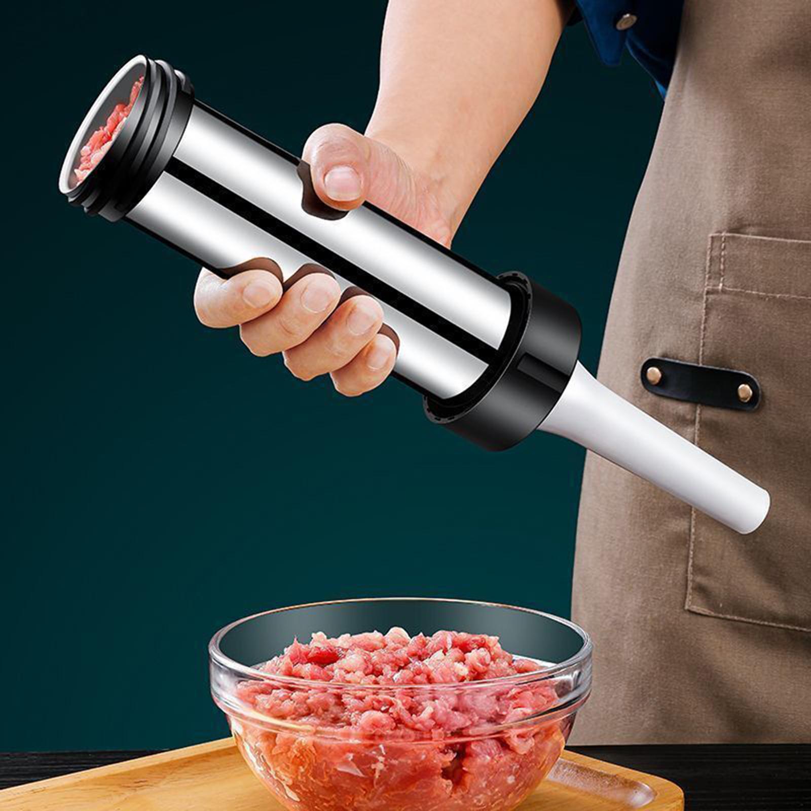手動式ソーセージ製造機 ステンレス製 お手入れ簡単 キッチン - Kitchen Gadgets Set のレビューと価格