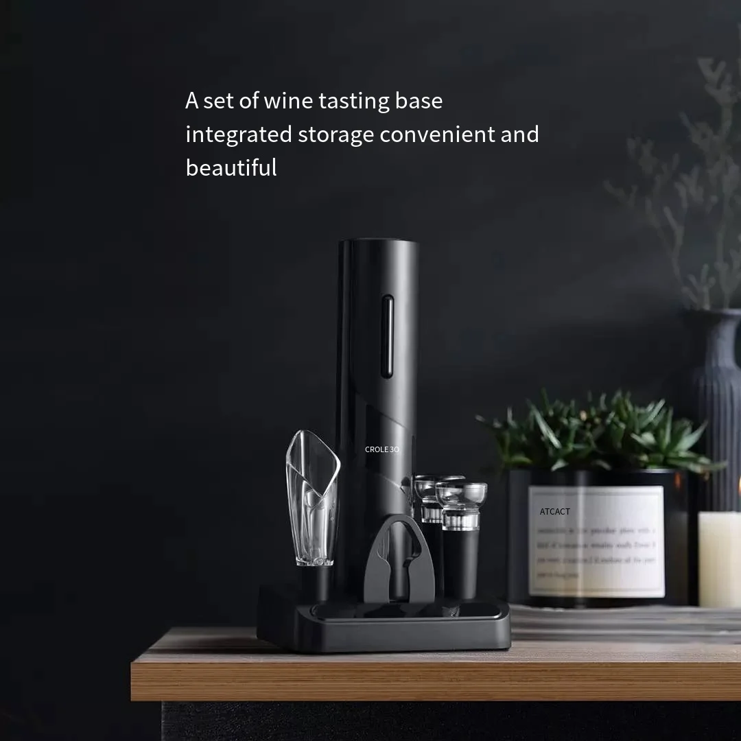Youpin-電気ワイン栓抜きセット,自動コルク栓抜き,ワイ - Electric Can Opener のレビューと価格