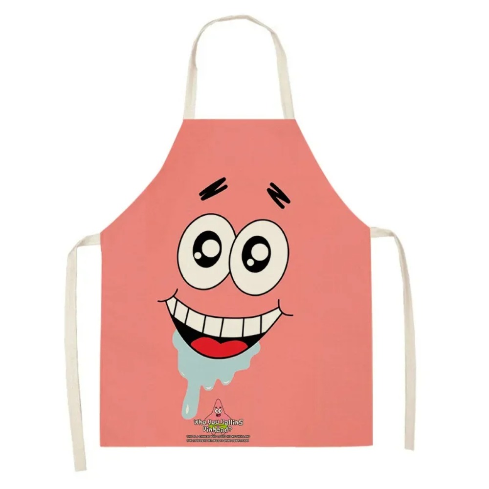 スポンジボブ パトリック キッチンエプロン 大人用 リネンビ - Kitchen Gadgets Products のレビューと価格