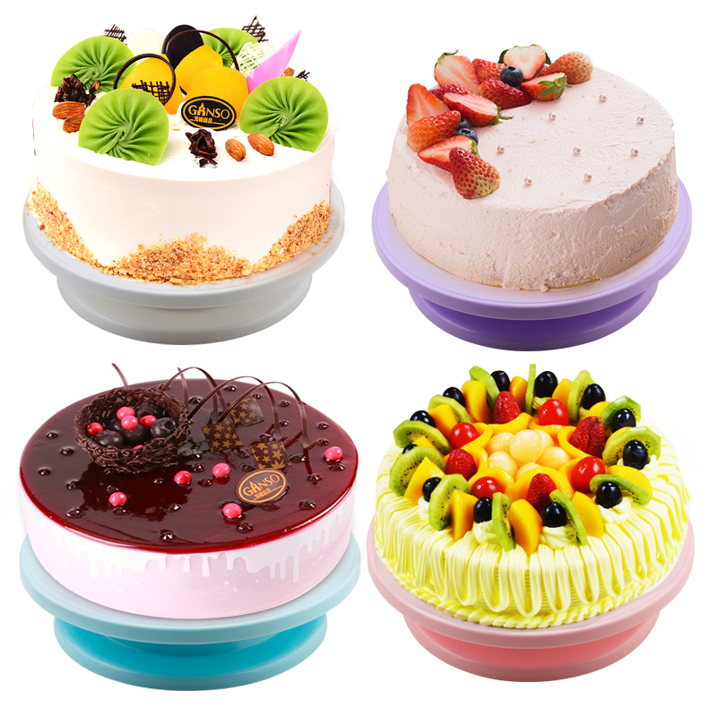 Fais-プラスチックケーキターン、回転ケーキプラスチックフ - Cake Decorating Turntable のレビューと価格