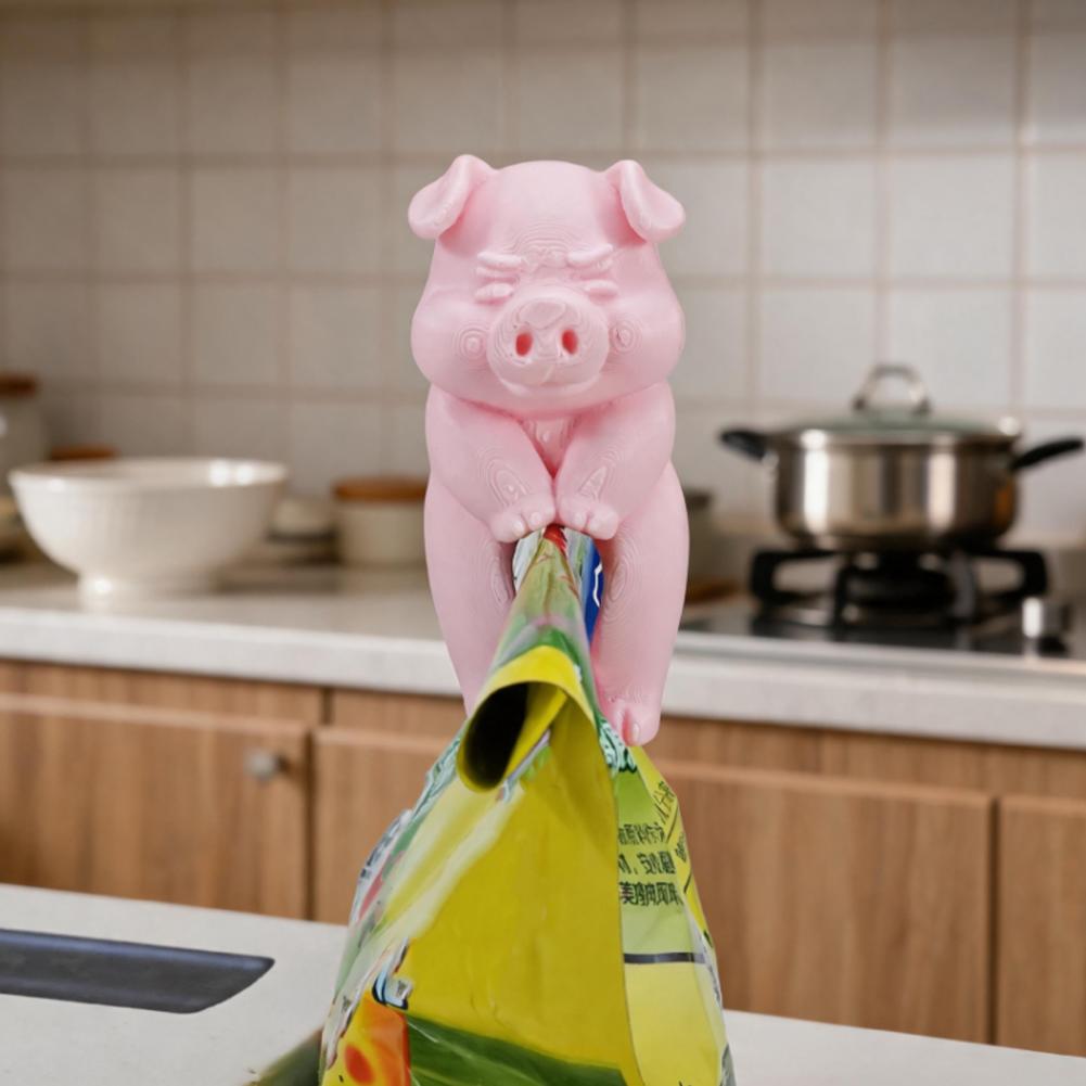 かわいいキッチンガジェット5個入りファームバッグクリップ3D - Kitchen Gadgets To 3D Print のレビューと価格