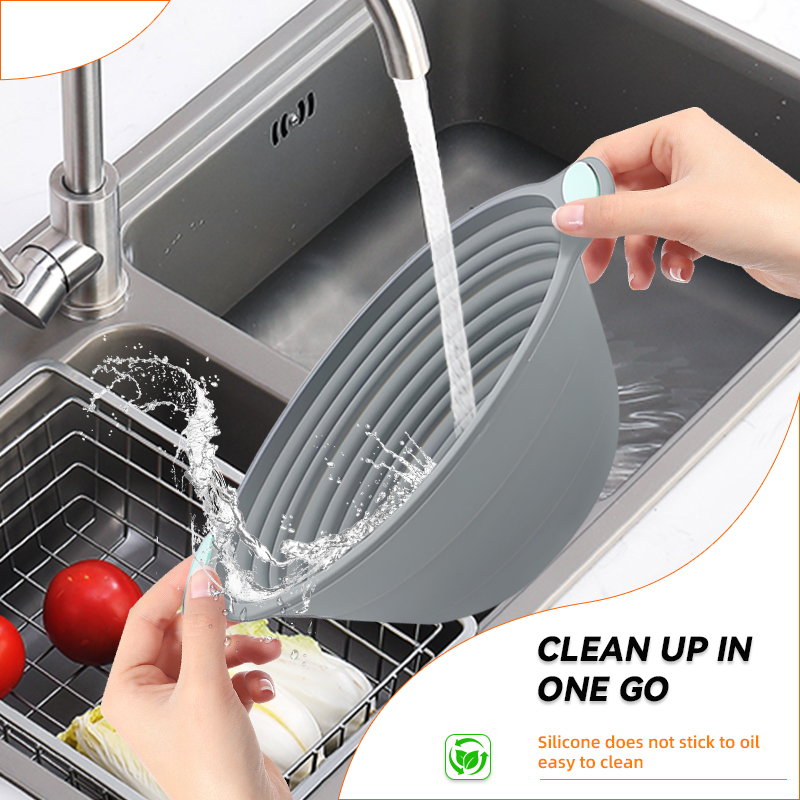 1PC シリコン製折りたたみ式バンネットパン発酵バスケット  - Kitchen Gadgets Hacks のレビューと価格