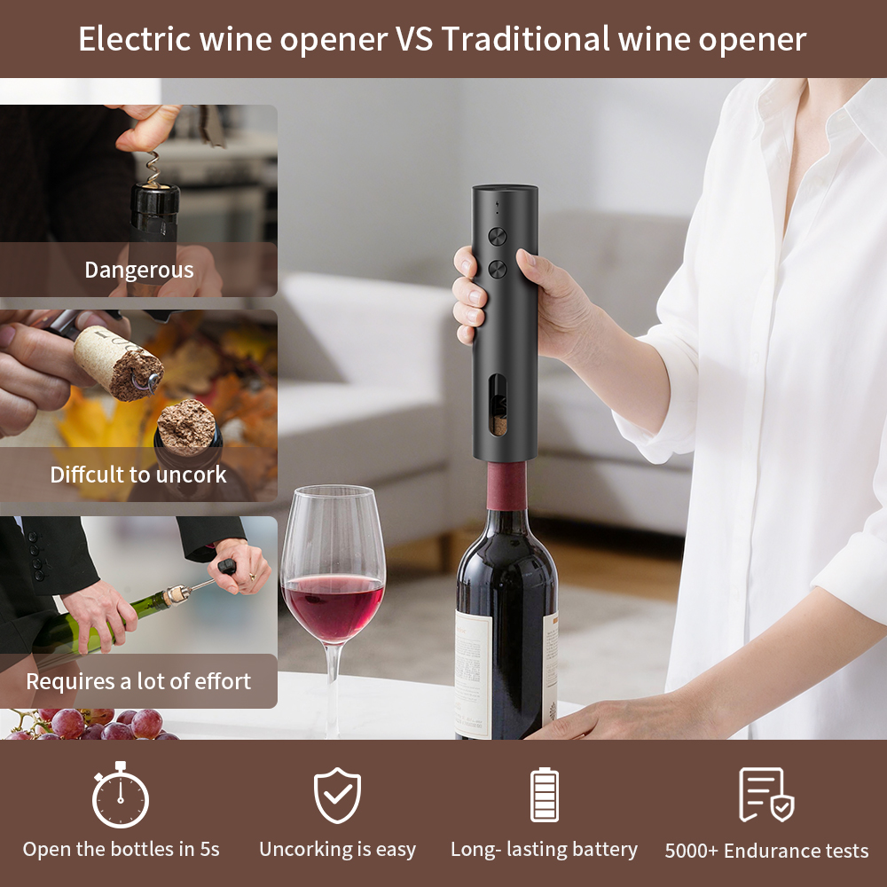 クラシカルクリトン ワンタッチUSB-Cコードレス自動電動ワ - Electric Can Opener のレビューと価格