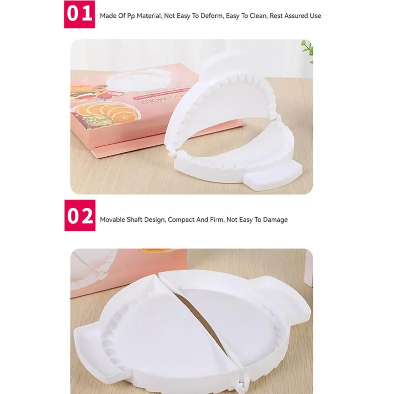 DIY 餃子型プレスキッチンアクセサリーピエロギメーカーペス - Kitchen Gadgets Products のレビューと価格