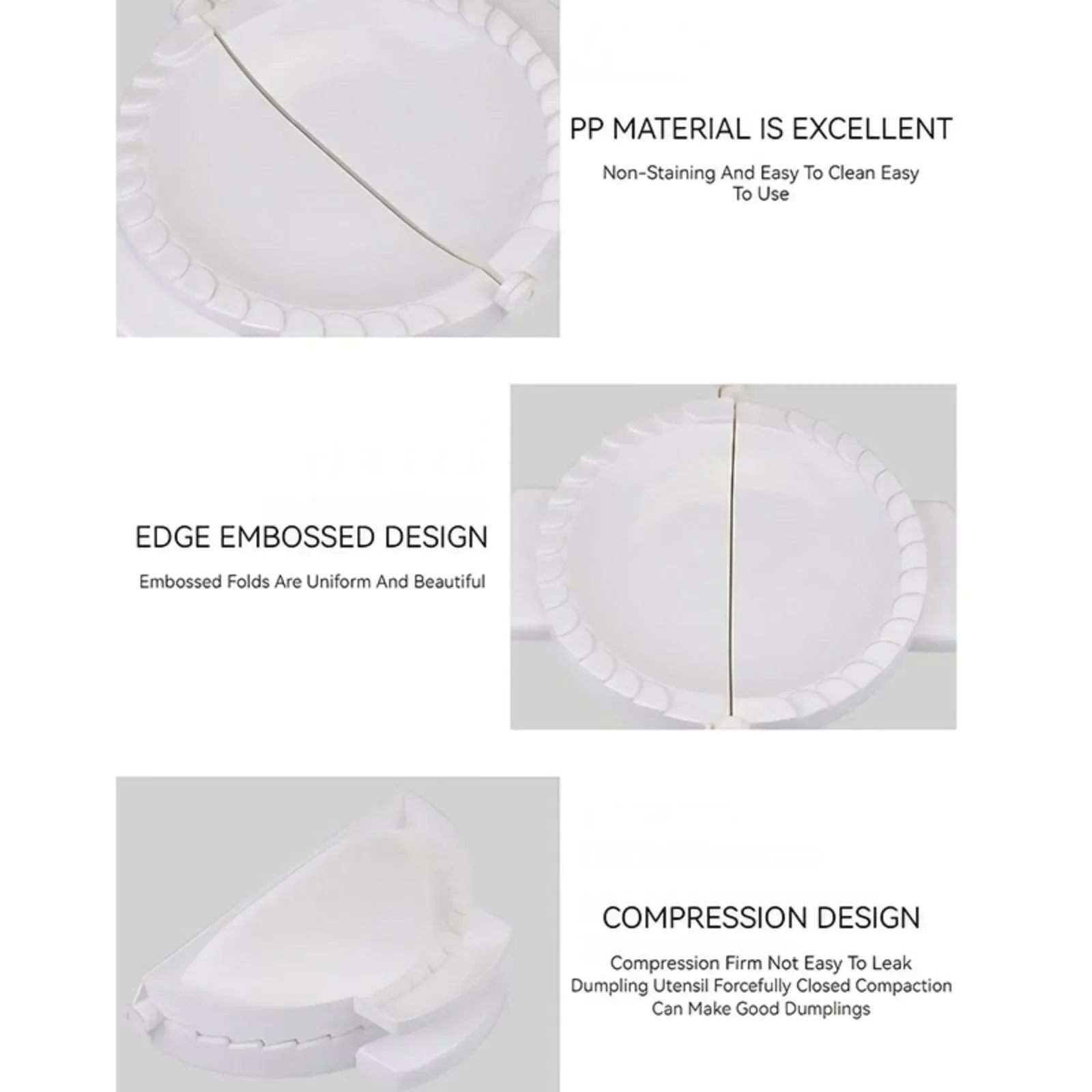 DIY 餃子型プレスキッチンアクセサリーピエロギメーカーペス - Kitchen Gadgets Products のレビューと価格