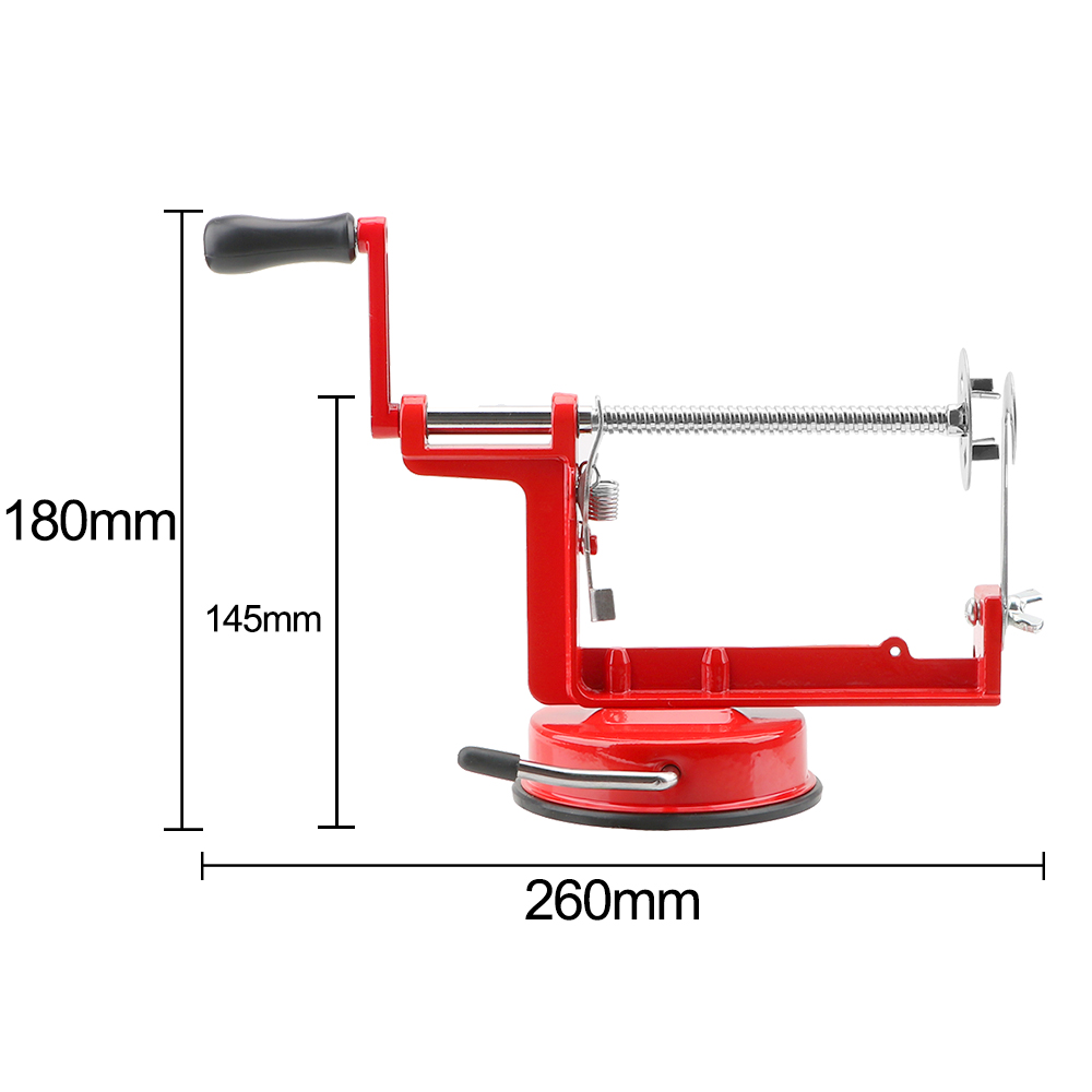 手動スパイラルフレンチフライカッター調理ツール野菜スパイララ - Kitchen Gadgets Hacks のレビューと価格