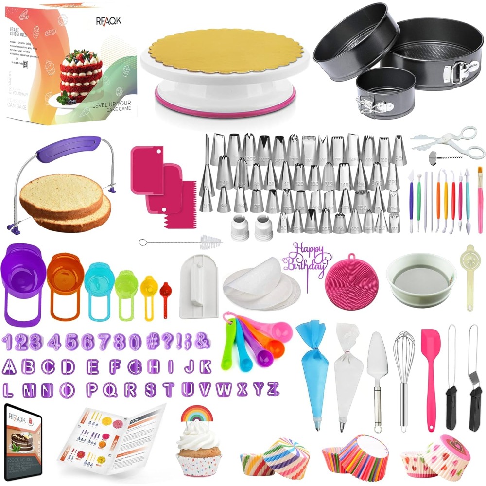 ケーキデコレーション用品 ケーキデコレーションキット スプリ - Cake Decorating Turntable のレビューと価格