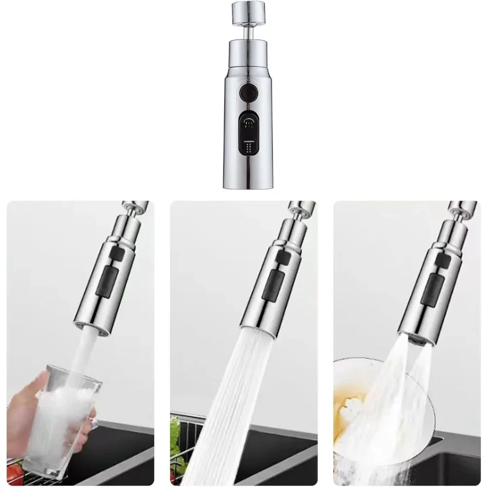 1pc 3 in1 柔軟なキッチン蛇口シンクミキサータップス - Kitchen Gadgets Mixer のレビューと価格
