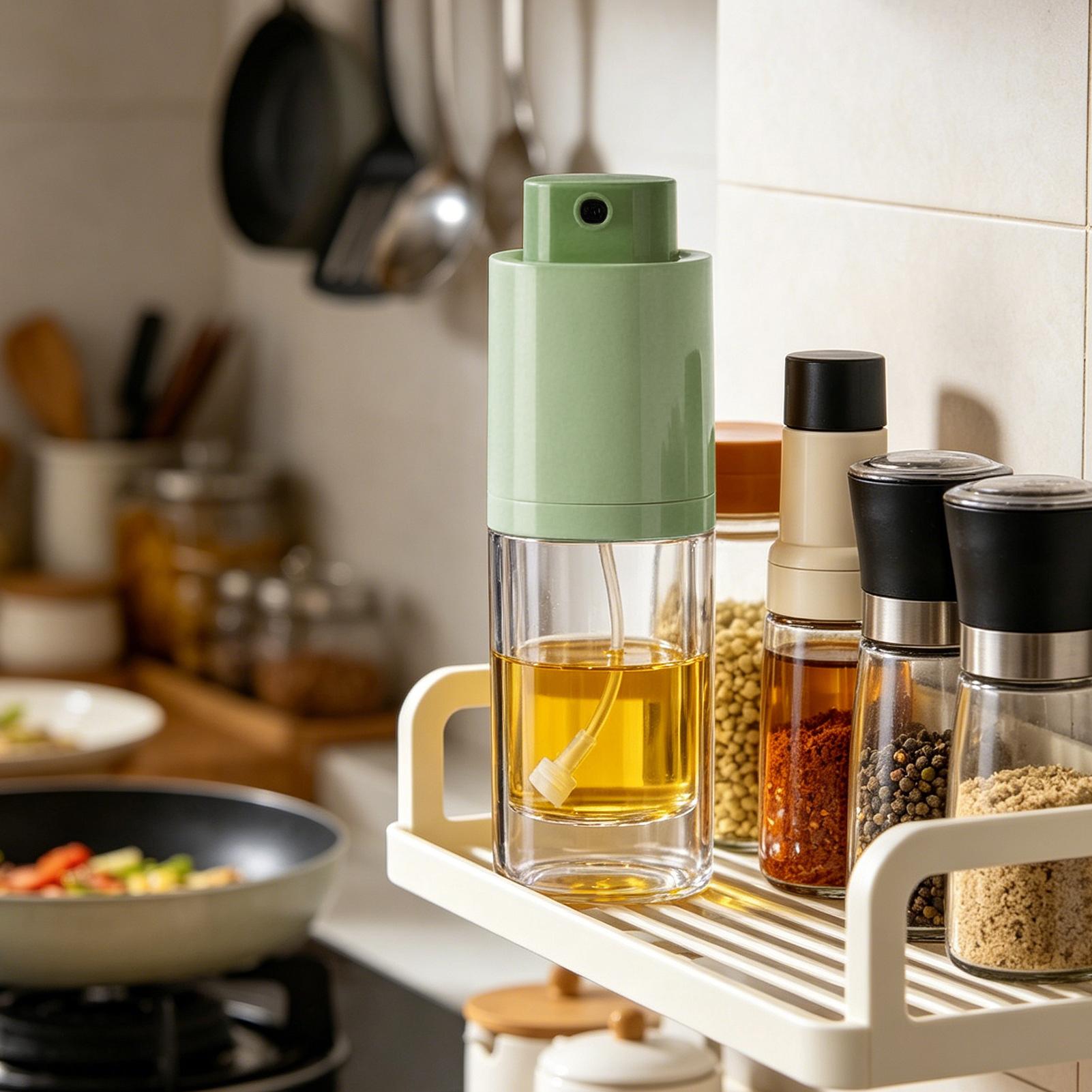 オリーブオイルスプレーボトル漏れ防止キッチンガジェットオイル - Kitchen Gadgets Oil Spray のレビューと価格