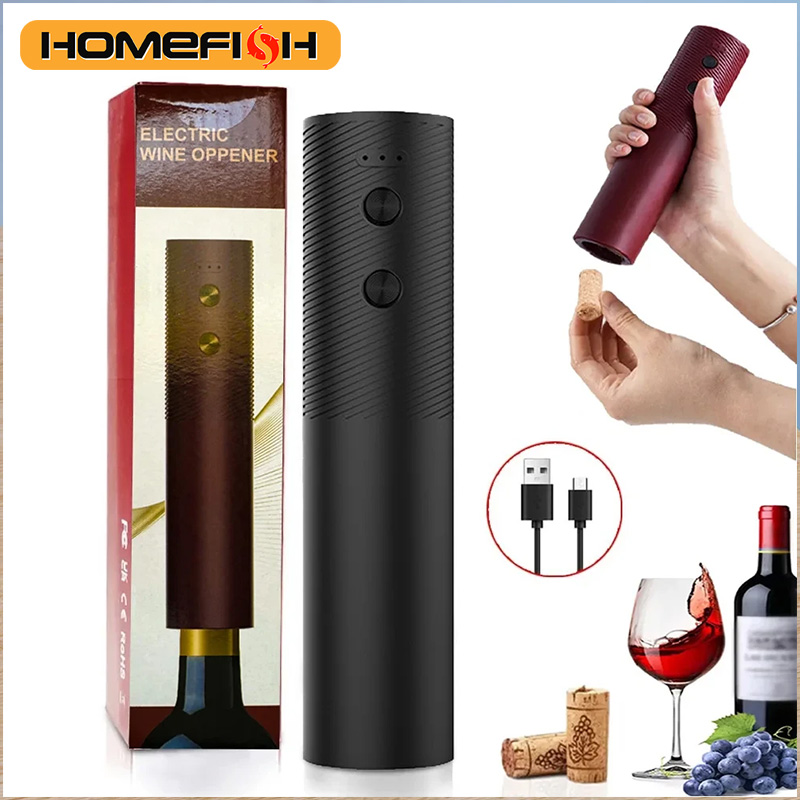ホームフィッシュ 電動ワインオープナー 自動赤ワインコルク抜 - Electric Can Opener のレビューと価格