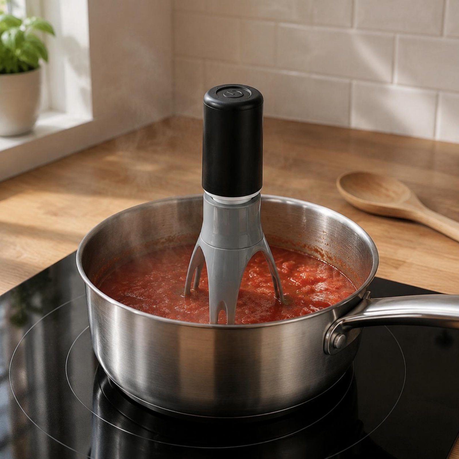 自動三角攪拌機 - ハンズフリー電動卵泡立て器＆キッチンミキ - Kitchen Gadgets Products のレビューと価格