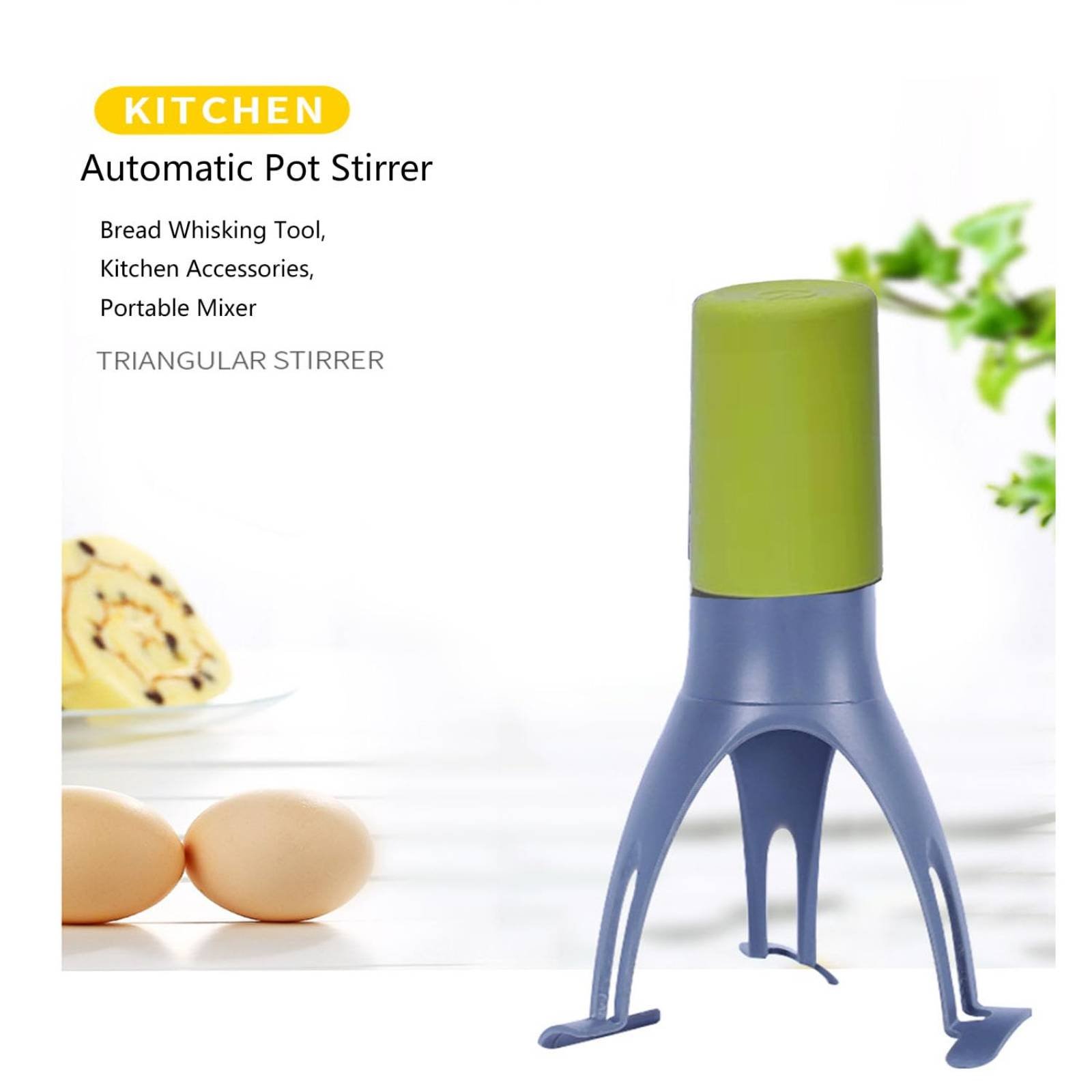 自動三角攪拌機 - ハンズフリー電動卵泡立て器＆キッチンミキ - Kitchen Gadgets Products のレビューと価格
