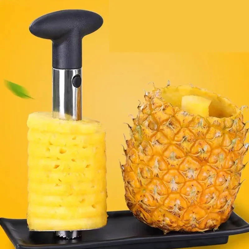 パイナップルスライサー、ピーラー、カッター、パレ、ナイフ、ス - Kitchen Gadgets Hacks のレビューと価格