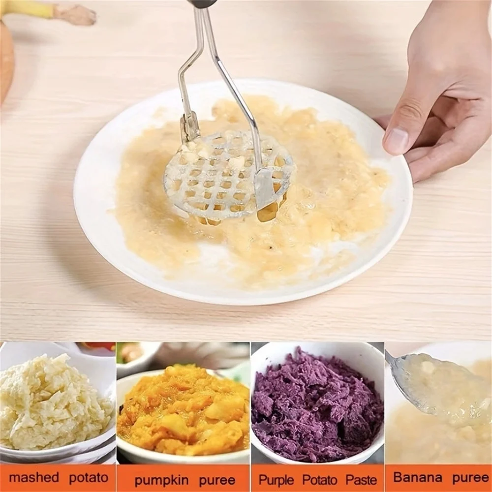 ステンレス鋼ポテトマッシャー手動果物野菜圧力泥機キッチン子供 - Kitchen Gadgets For Kids のレビューと価格