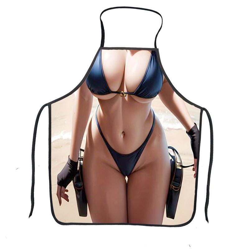 3D セクシーなプリントエプロン服防汚カバー調理耐油エプロン - Kitchen Gadgets To 3D Print のレビューと価格