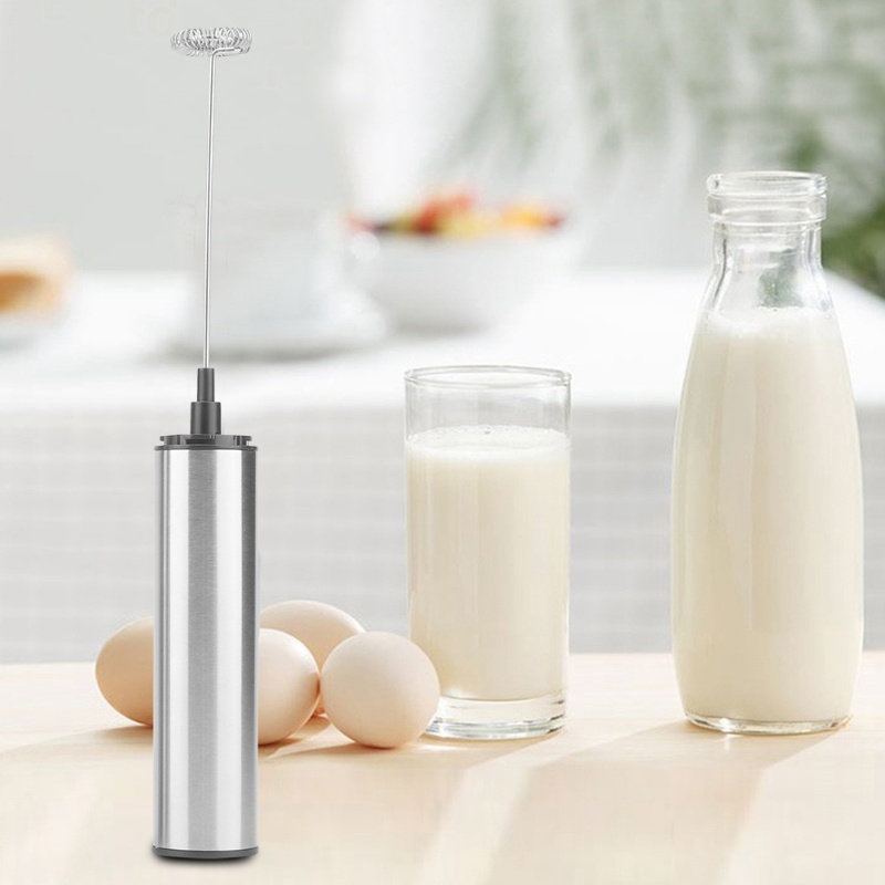 ハンドヘルド電動ミルクフォーマー 充電式 ステンレス製 ブレ - Kitchen Gadgets Mixer のレビューと価格
