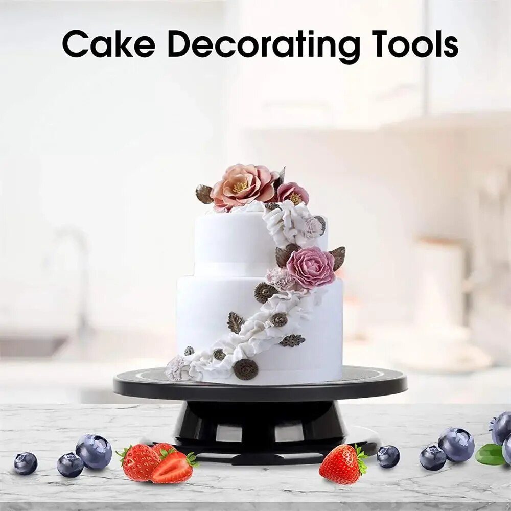 プラスチック製のケーキデコレーションスタンド、回転式絵画、回 - Cake Decorating Turntable のレビューと価格