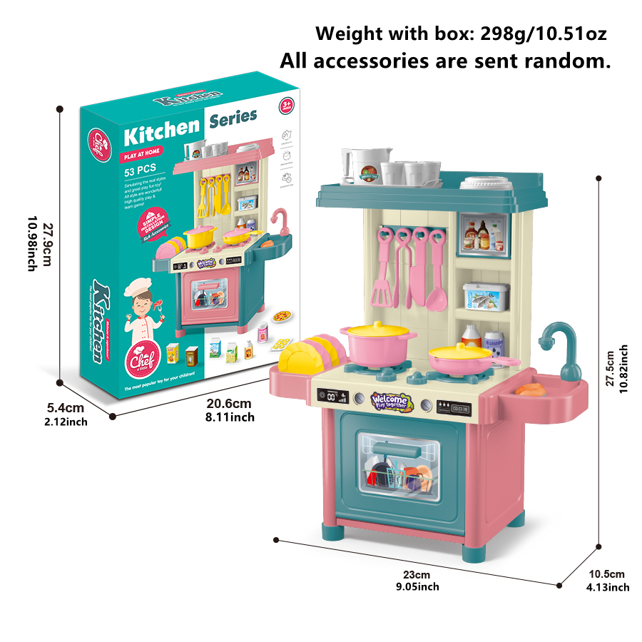 ミニ53点セットごっこ遊びキッチンおもちゃ：親子で遊べる知育 - Kitchen Gadgets For Kids のレビューと価格