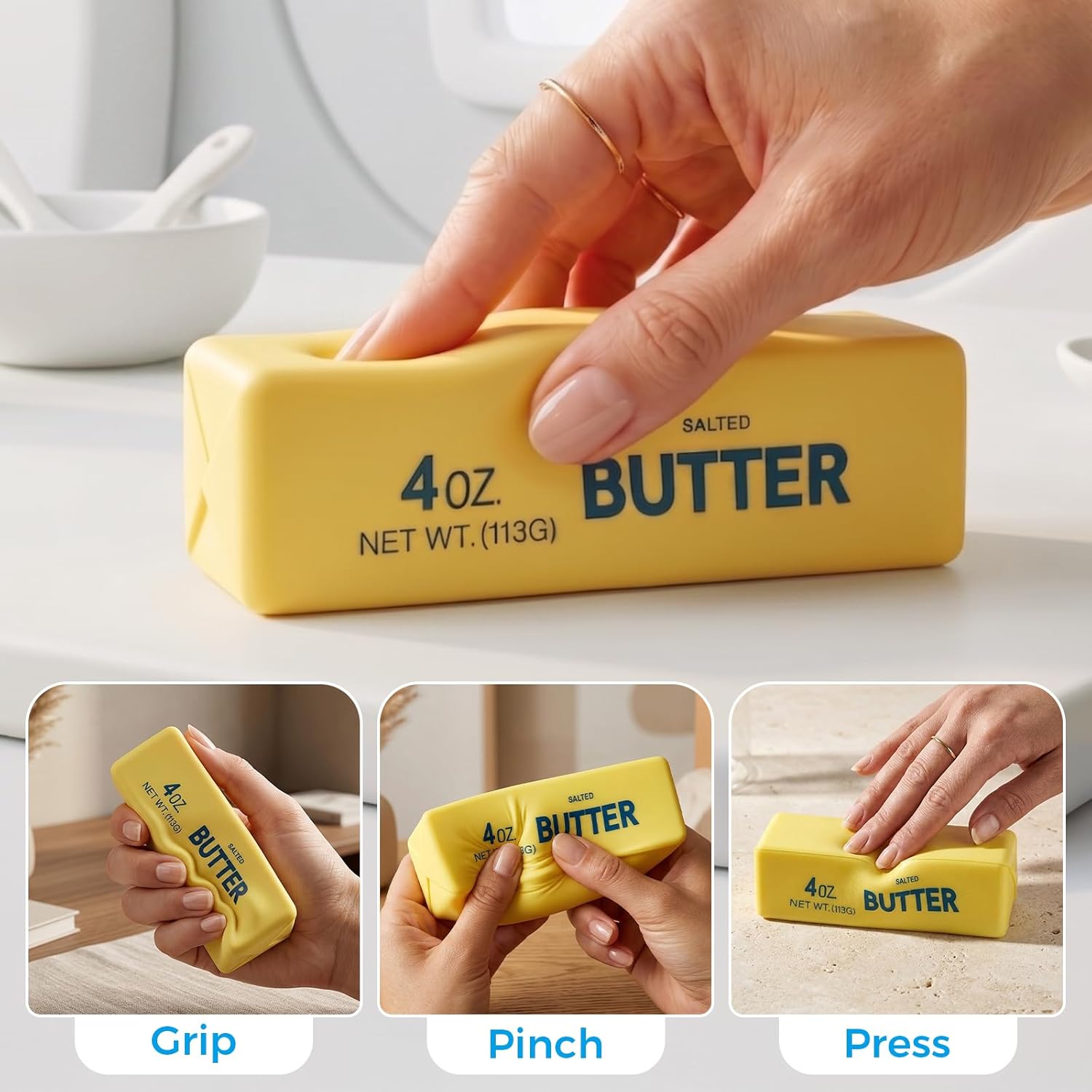 新しいソフトスローリバウンドバタースティックリアルなシリコン - Kitchen Gadgets Products のレビューと価格