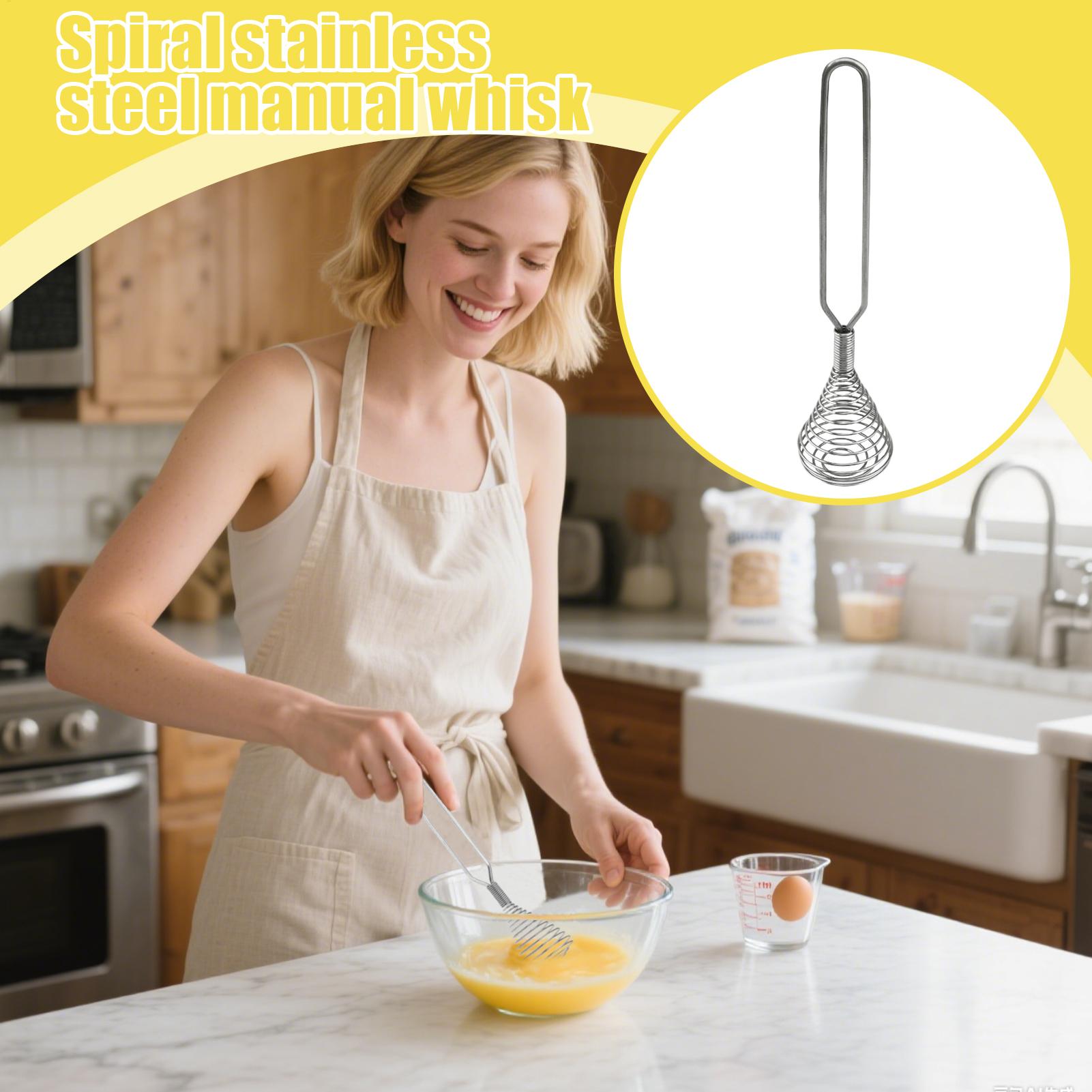 ステンレス製ハンドウィスク、スプリングコイルエッグビーター、 - Kitchen Gadgets Products のレビューと価格