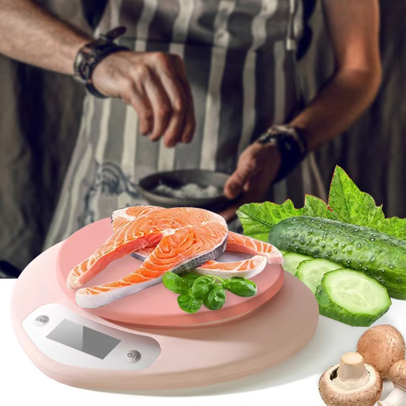 デジタルキッチンスケール ピンク ハート型 ポータブル高精度 - Digital Kitchen Scale のレビューと価格