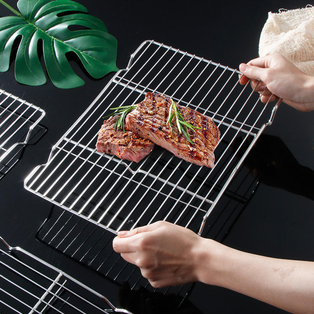 ステンレススチール バーベキューメッシュマット 再利用可能  - Kitchen Gadgets Products のレビューと価格
