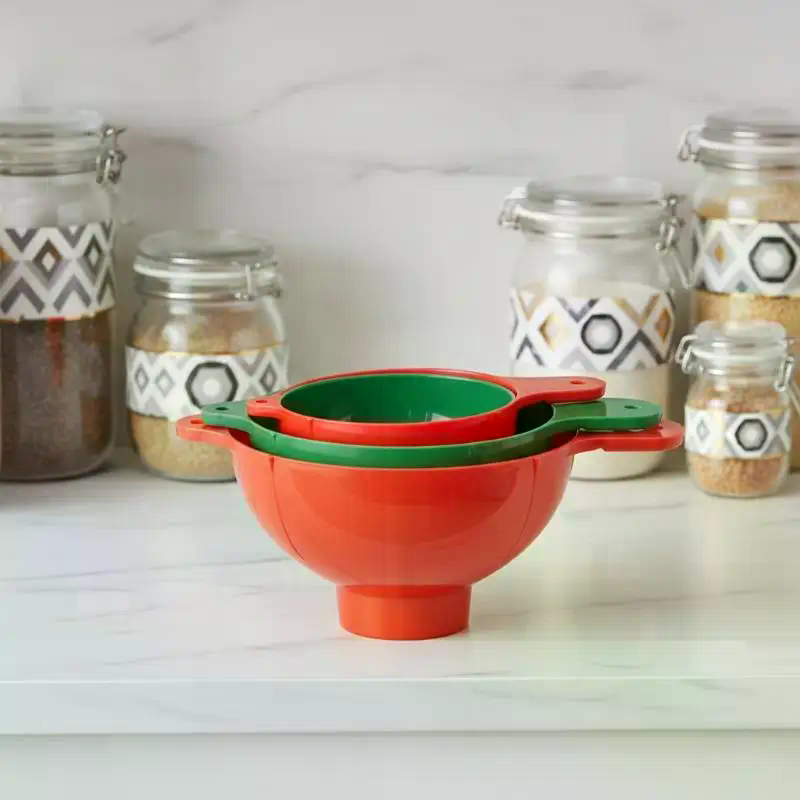 2個セット 広口漏斗 プラスチック製 人気 サラダドレッシン - Kitchen Gadgets Set のレビューと価格