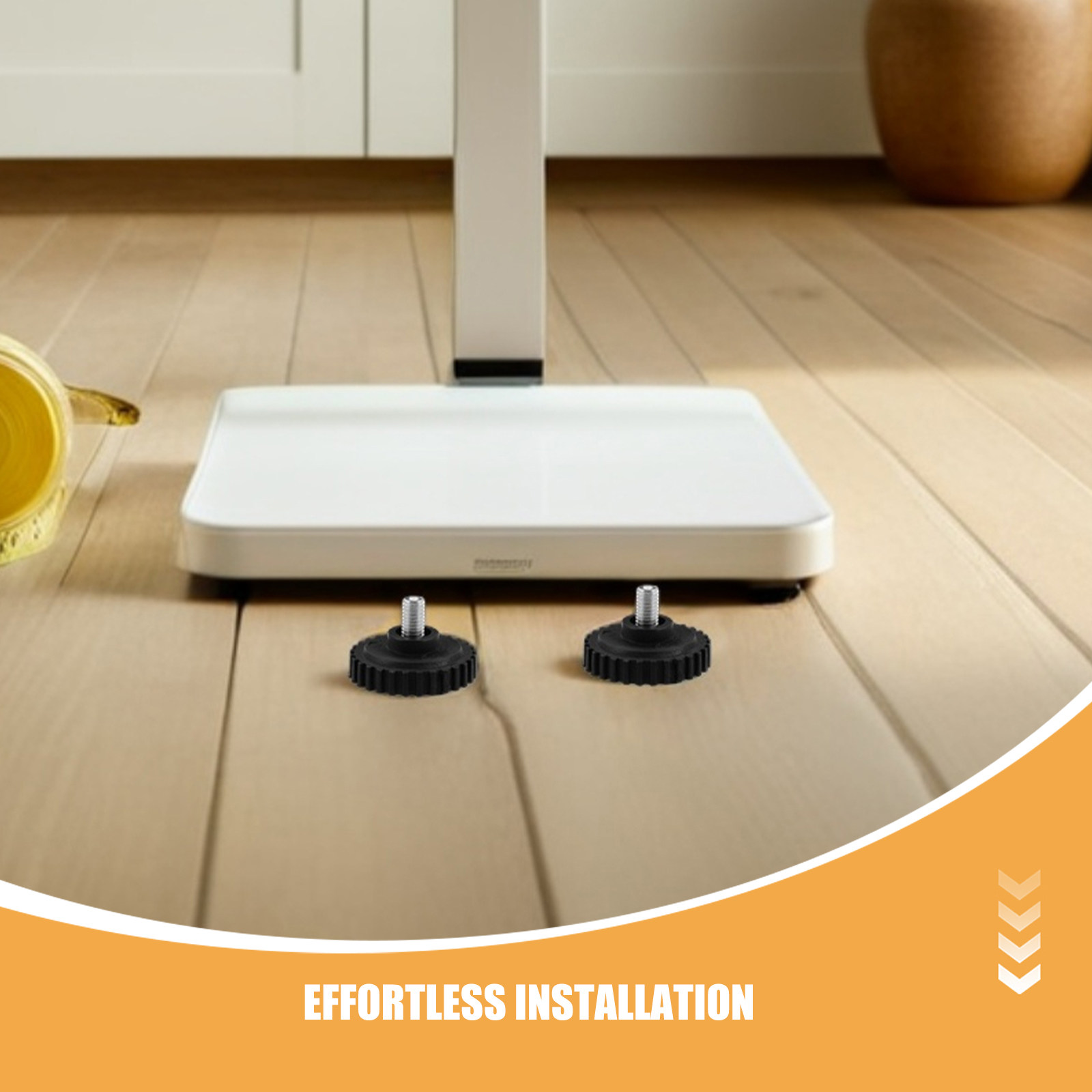 電子スケール用滑り止めゴム製の交換用脚8個。ネジで固定でき、 - Digital Kitchen Scale のレビューと価格