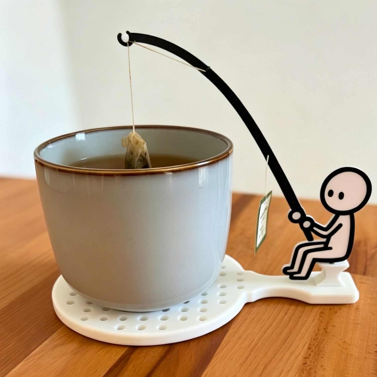 斬新な3Dプリント製ティーフィッシングホルダー、一体型コース - Kitchen Gadgets To 3D Print のレビューと価格