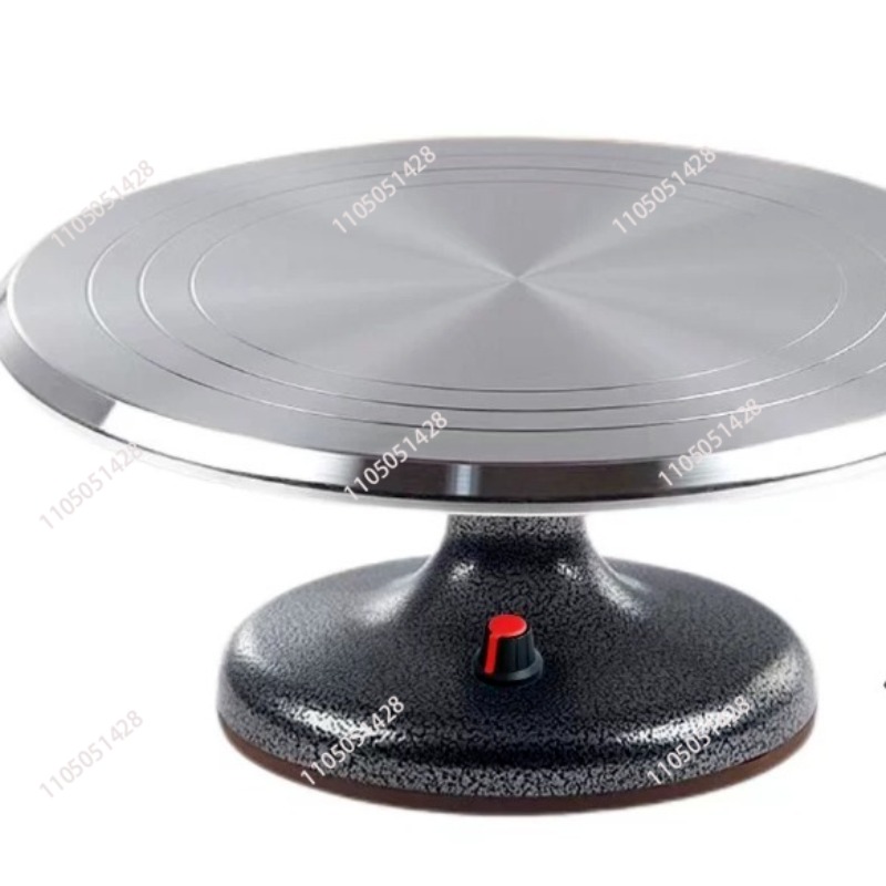 電動ケーキ回転台 - アルミ合金製電動フロスティング回転台  - Cake Decorating Turntable のレビューと価格